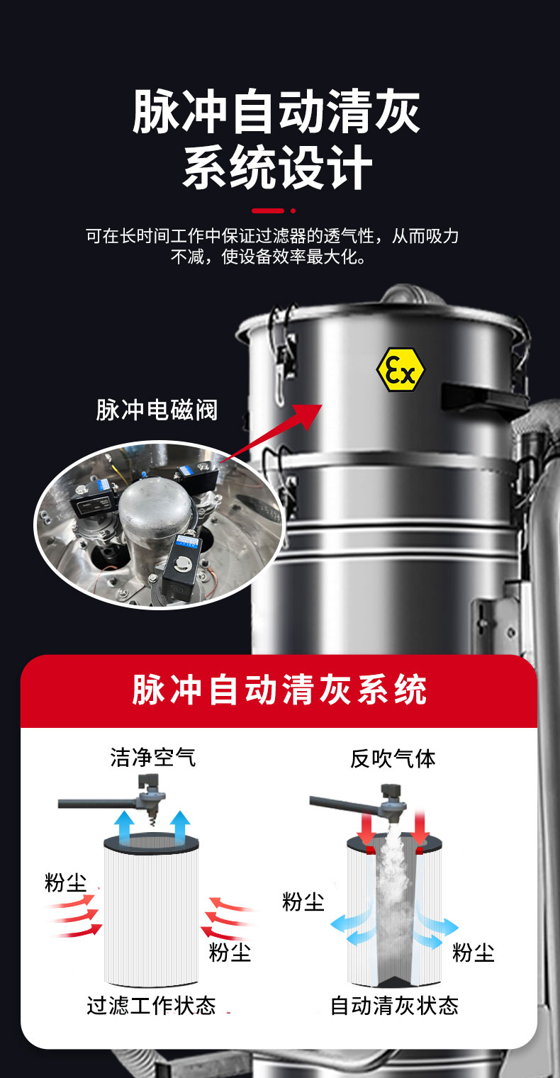 120L脉冲双桶防爆吸尘器_05