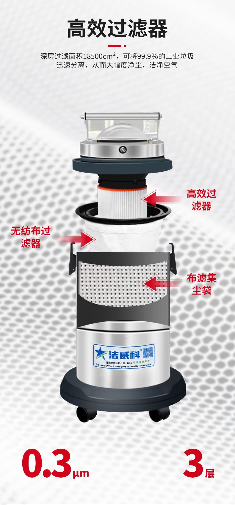 220V千级无尘室吸尘器_05